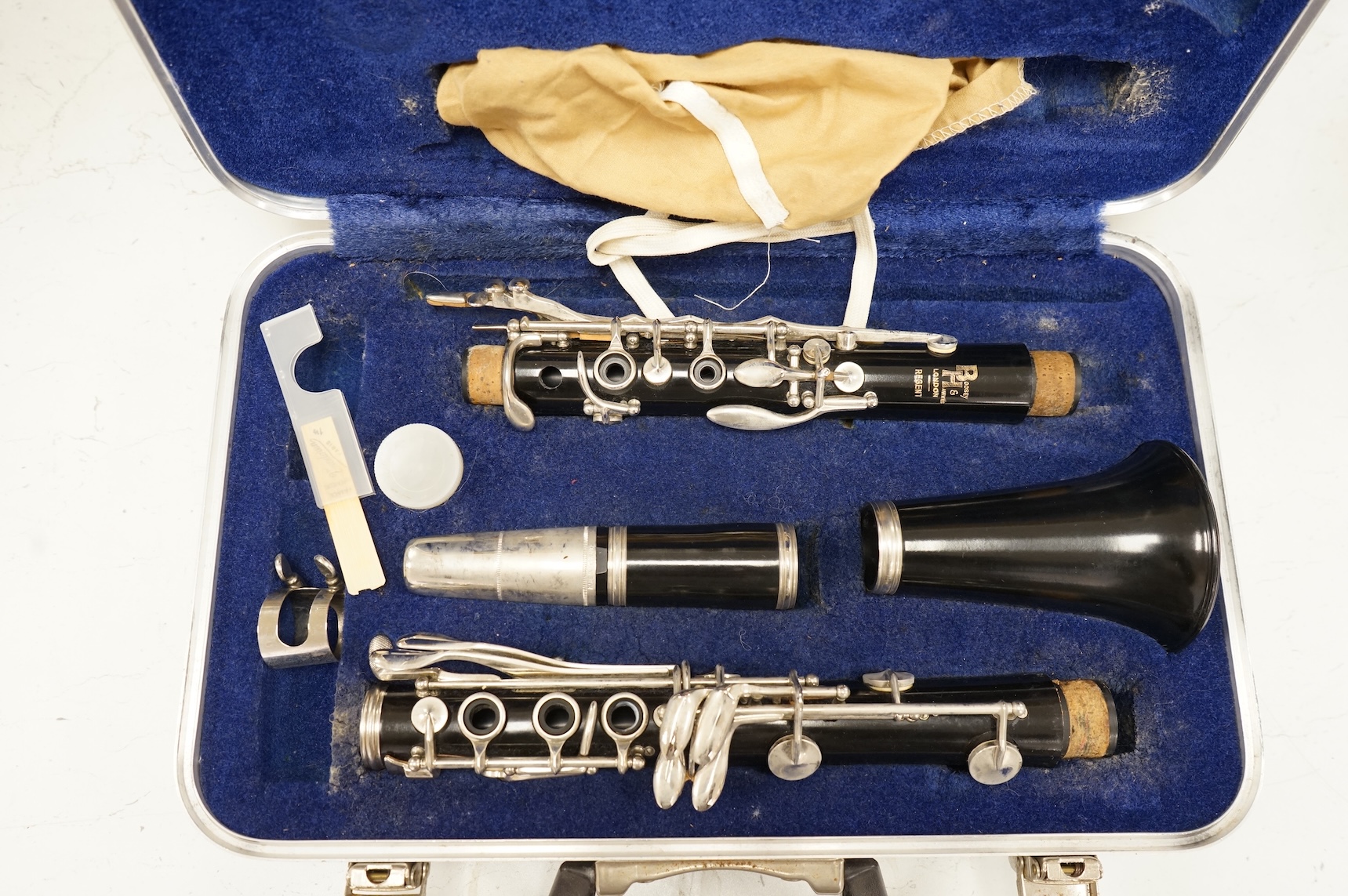 A Boosey and Hawkes cased clarinet